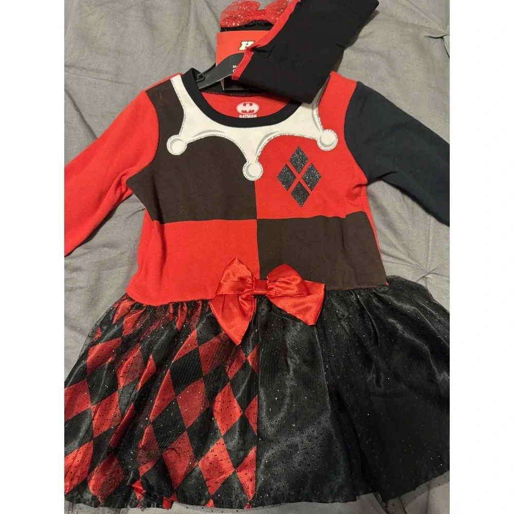 NWT Spirit Horror Harlequin Dress Costume 3 PC  Leggings  Infant 12-18 Months